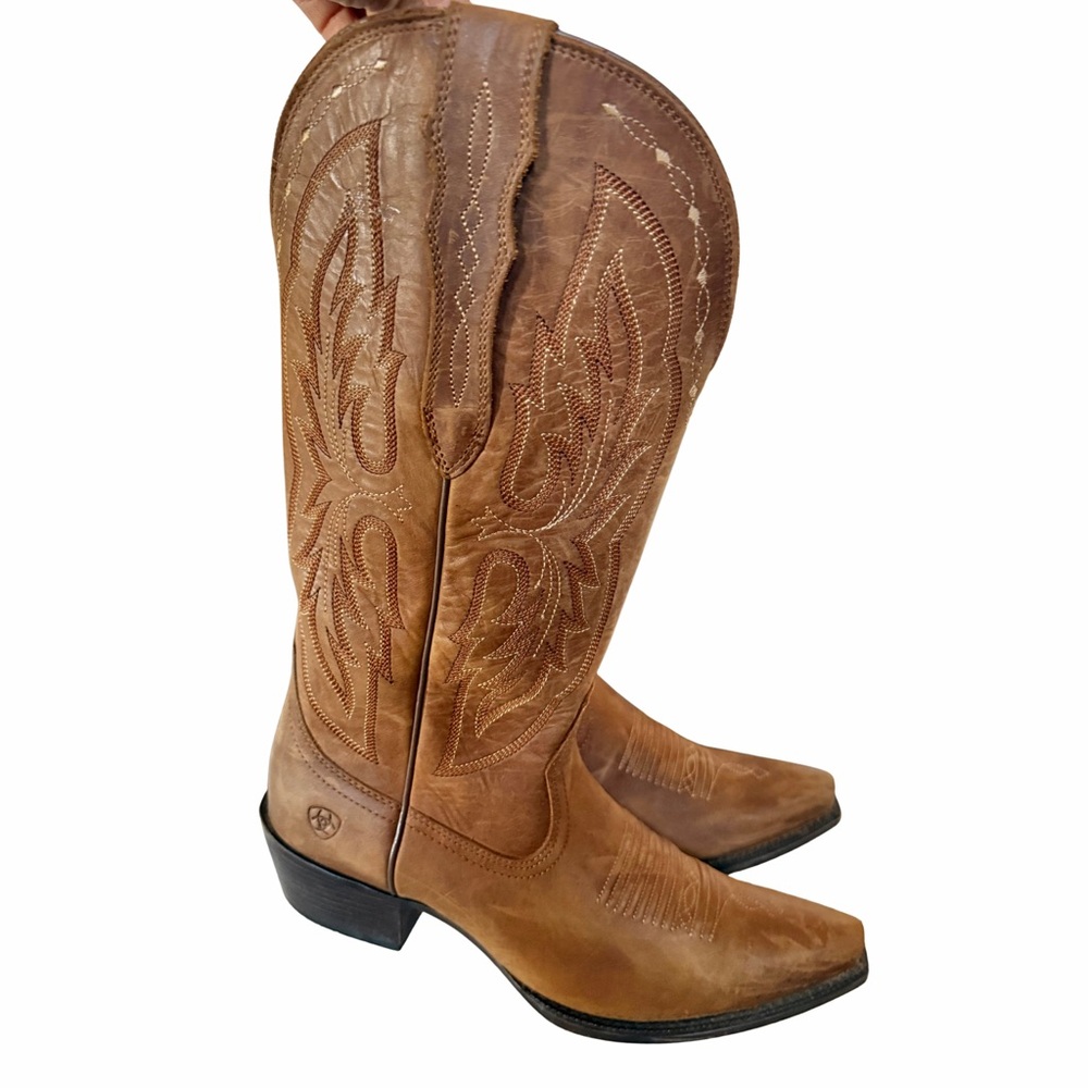 Ariat Brown Heeled Boots for Women